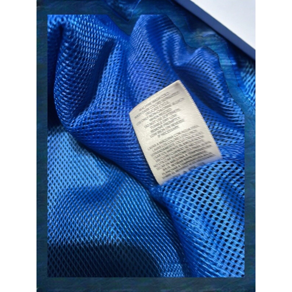 STARTER Mens Tracksuit Top Jacket 2XL Navy Blue EUC Y2K‎ - Picture 12 of 15